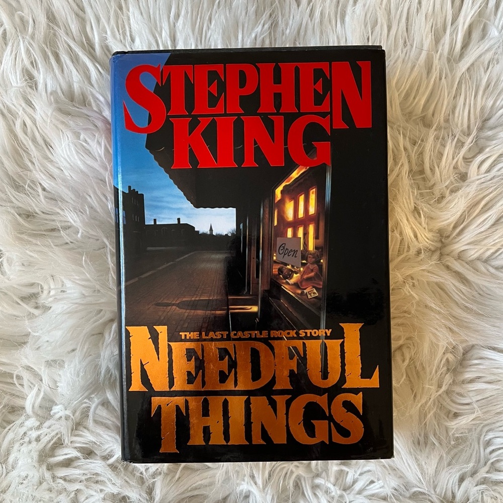 Stephen King Needful Things Hardcover Vintage 1991‎ Print Book